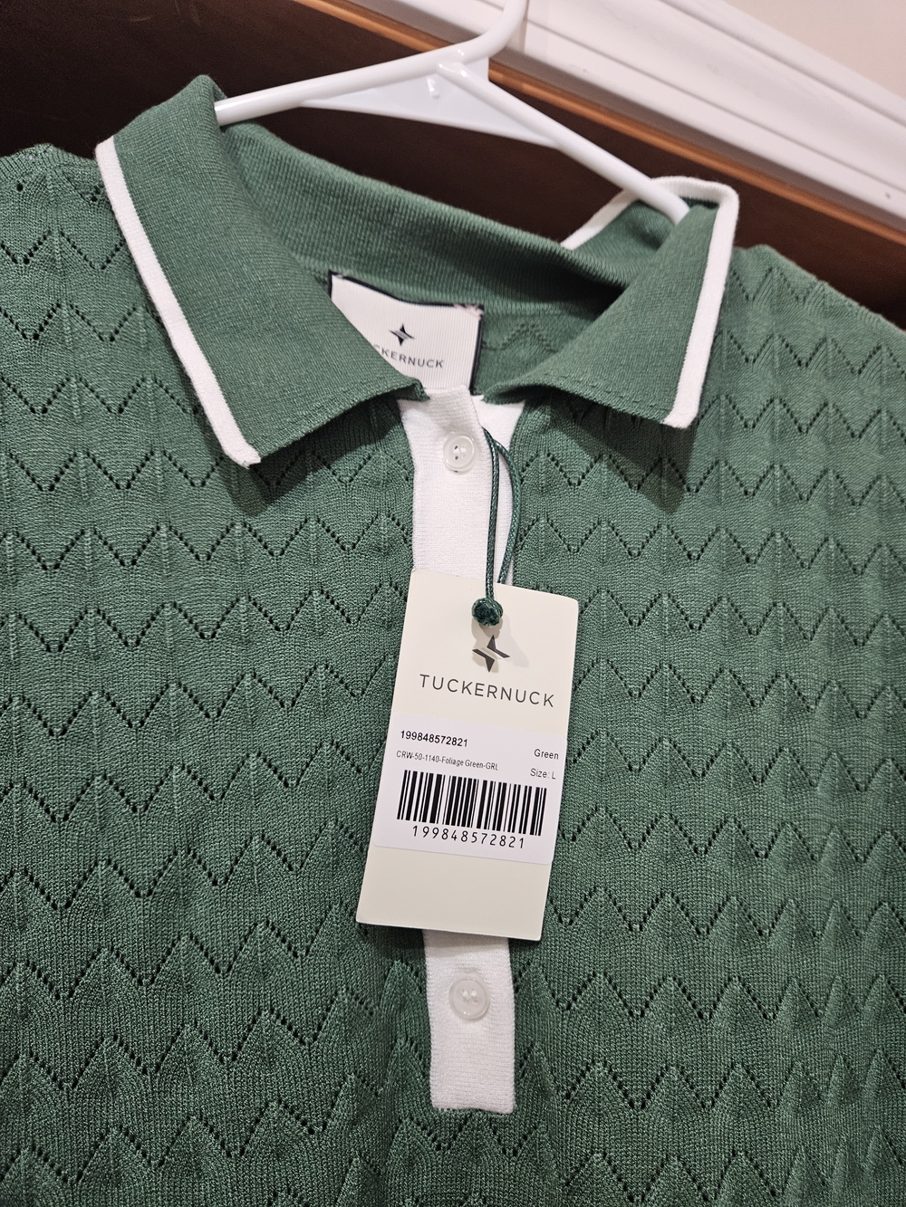 Nwt Tuckernuck Mountain View May Sweater Polo Dress Size LG - Picture 7 of 8